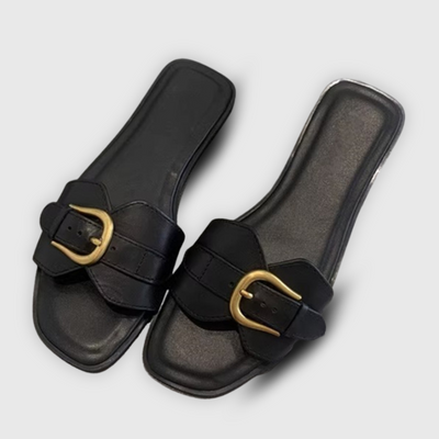 Maxime | Slippers with Buckle Design