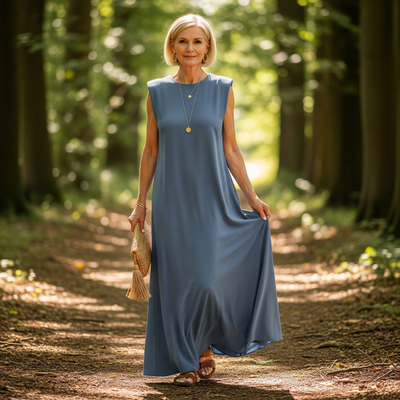 Eline™ - Long Summer Sleeveless Dress