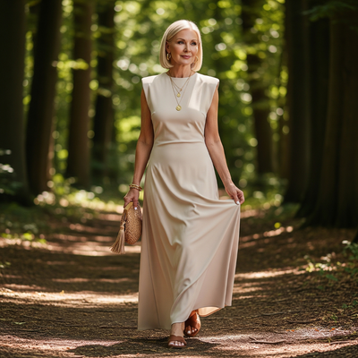 Eline™ - Long Summer Sleeveless Dress