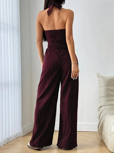 Natalie - Striped Jumpsuit