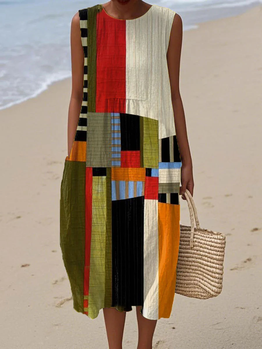 Candice - Sleeveless Summer Pocket Dress