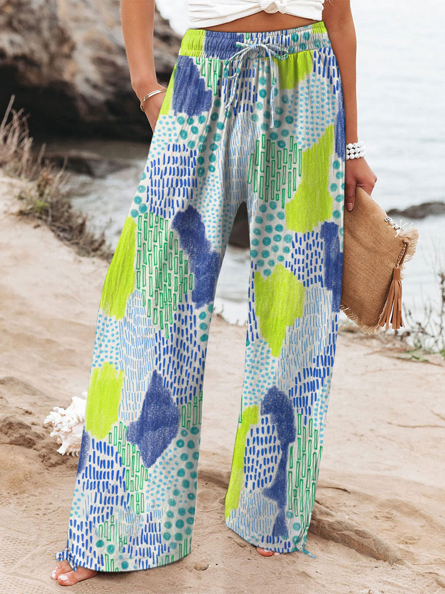 Marlowe - Coastal Breeze Boho Pants