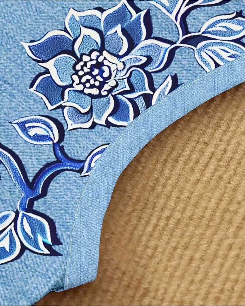 Patricia - Sleeveless Denim-Look Dress