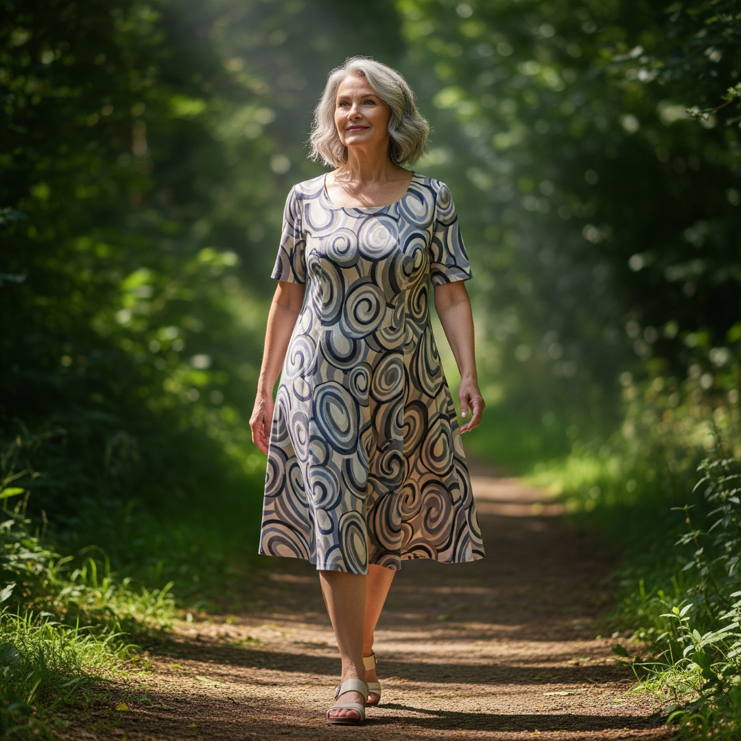 Riwinda | Stylish Vintage Women's Dress