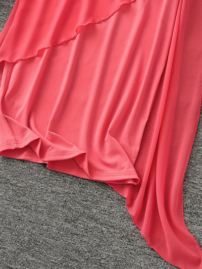 Maren | Elegant Midi Dress With Sleeveless