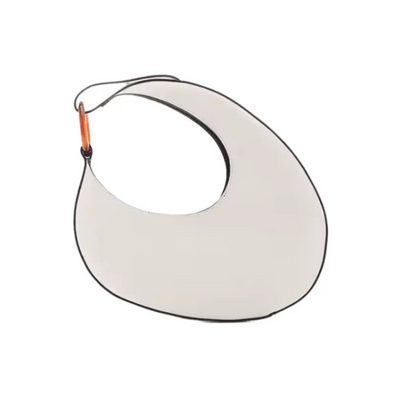 Sleek Solid Color Hobo Bag