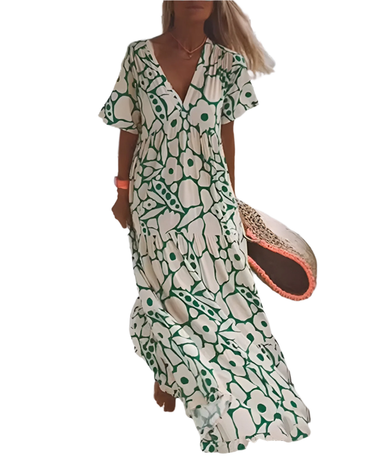 Charlotte | Patterned Midi Dress