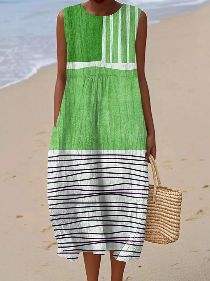 Julia - Sleeveless Summer Pocket Dress