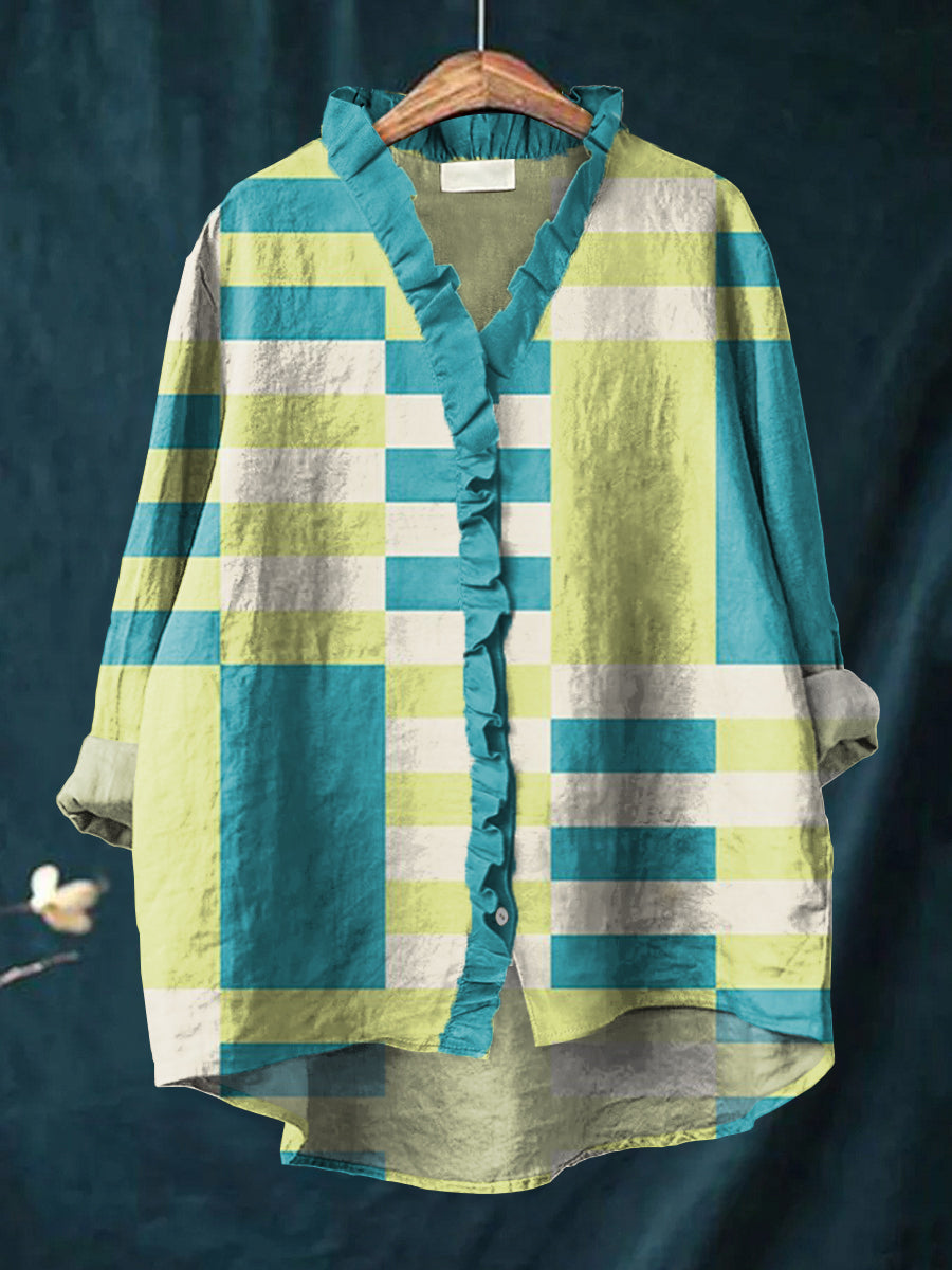 Bellamy - Ruffle Collar Boho Blouse