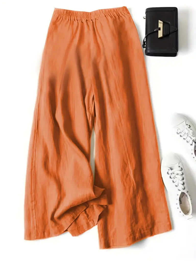 Anina | Linen Wide Leg Pant