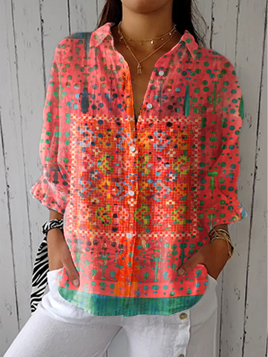 Vespera - Retro Style Blouse