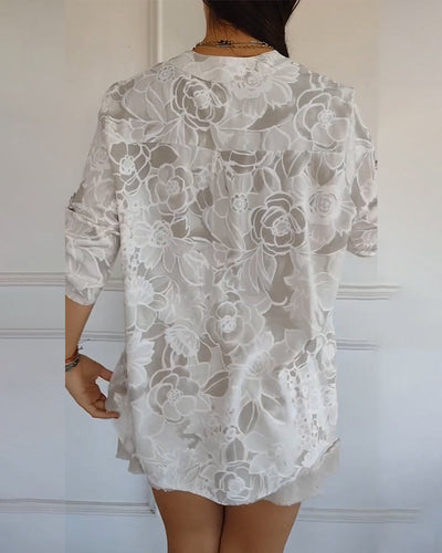 Sandra - Floral Print Blouse