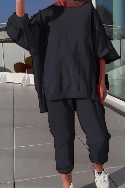 WHITE | Stylish Lounge Set – Comfort & Class for Every Day