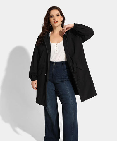 Haylee – Super Lightweight Plus Size Rain Coat