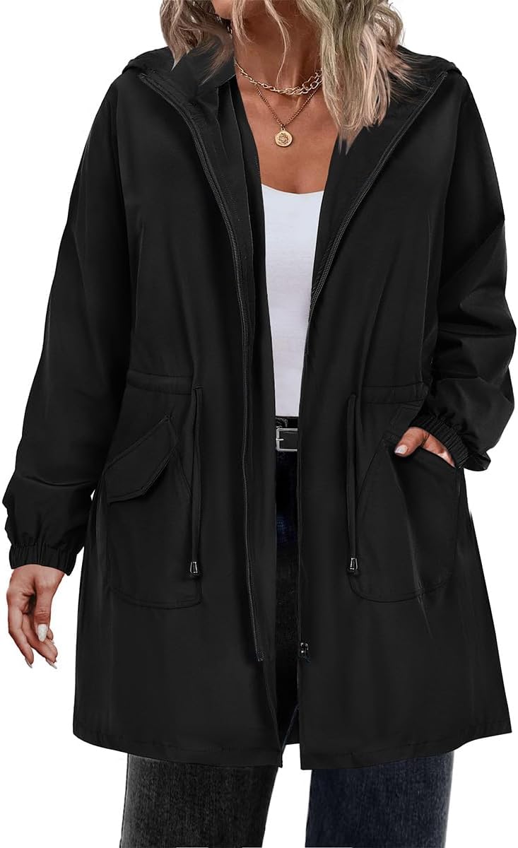 Haylee – Super Lightweight Plus Size Rain Coat