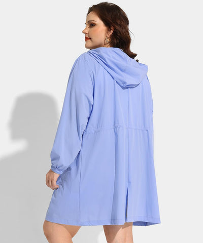 Haylee – Super Lightweight Plus Size Rain Coat