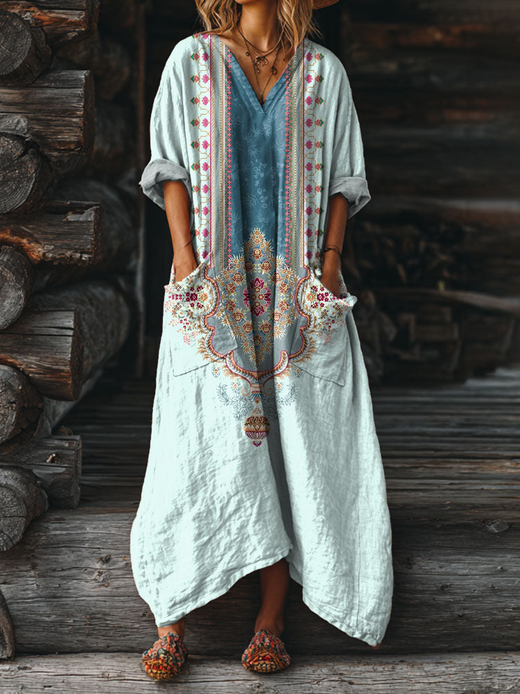 Ophira – Vintage Boho Dress with Pockets