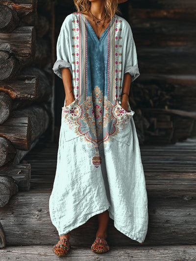 Ophira – Vintage Boho Dress with Pockets