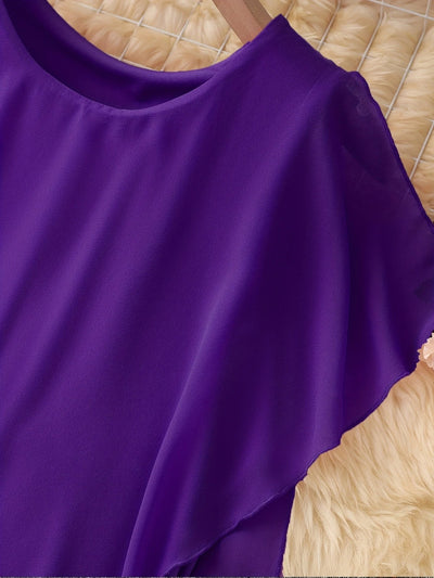 Maren | Elegant Midi Dress With Sleeveless