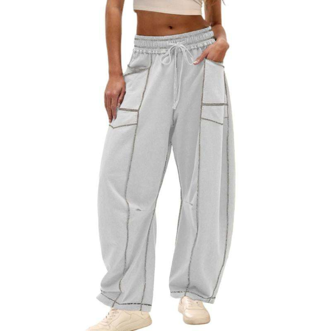Anaya - Comfortable Baggy Leg Lounge Trousers