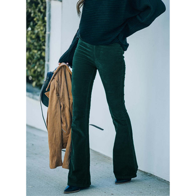 Chloe - Corduroy Flare Pants