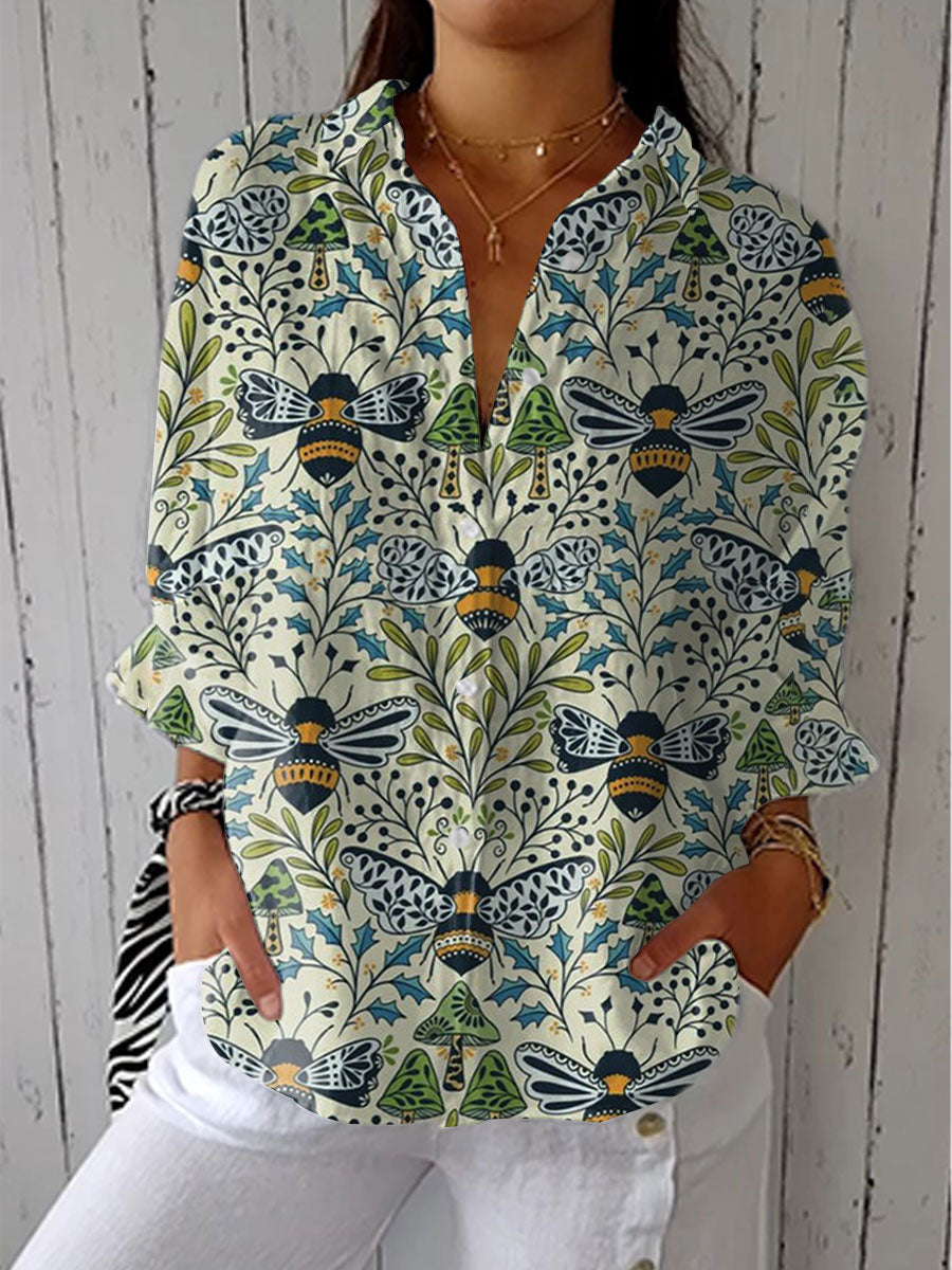 Deryn - Retro Style Blouse