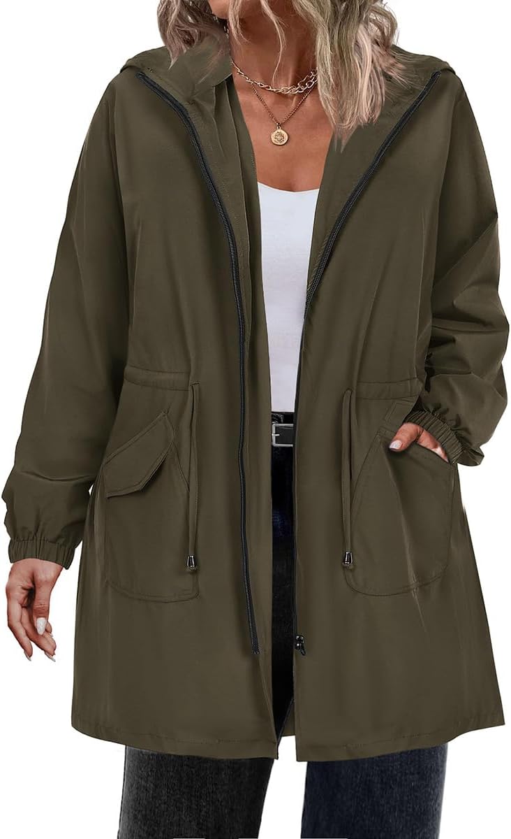 Haylee – Super Lightweight Plus Size Rain Coat