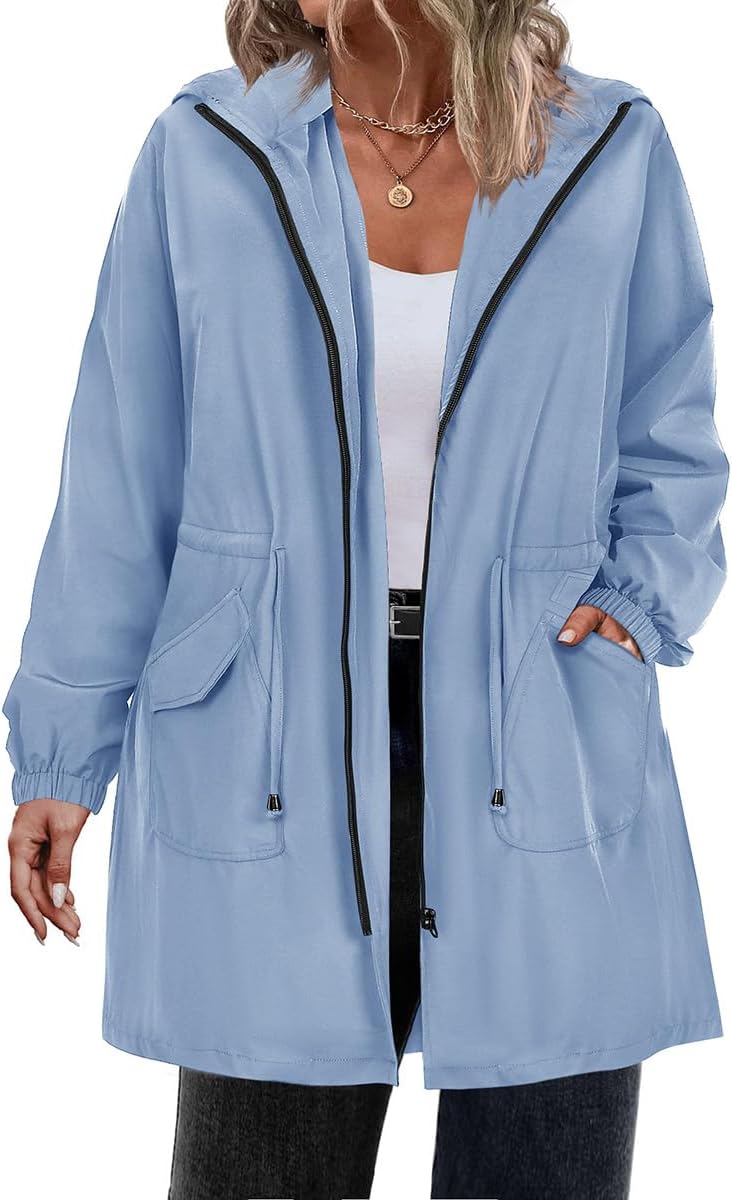 Haylee – Super Lightweight Plus Size Rain Coat