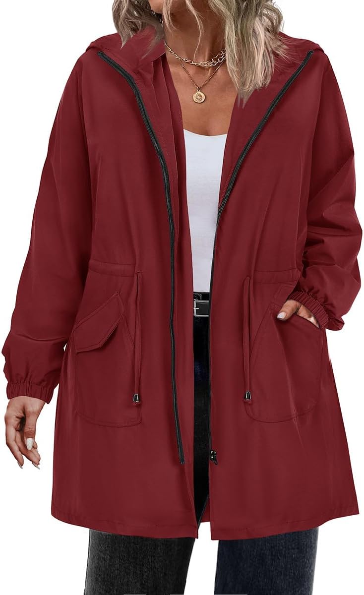 Haylee – Super Lightweight Plus Size Rain Coat