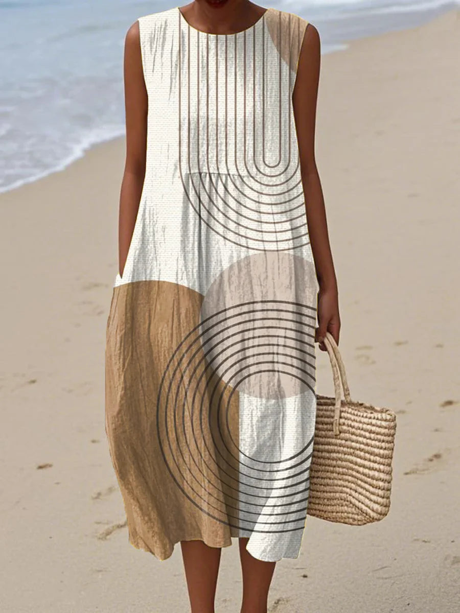 Jennie - Sleeveless Summer Pocket Dress