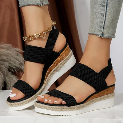 Sandra - Wedge Heel Orthopedic Sandal