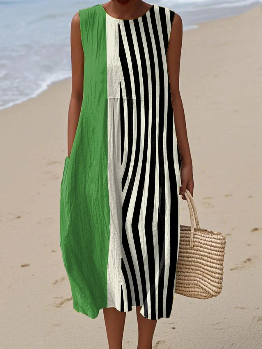 Camie - Sleeveless Summer Pocket Dress