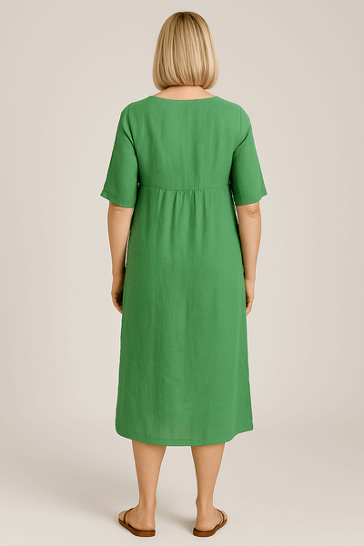 Jytte™ | Oversized elegant dress with pockets