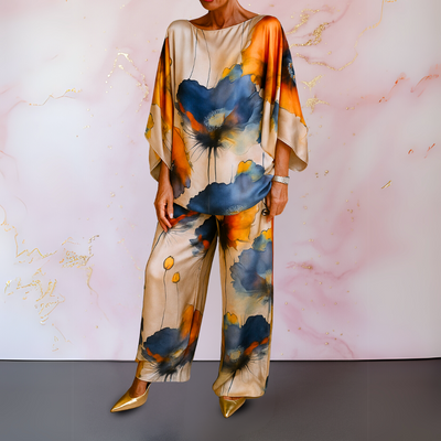 Monique – Satin Two Piece Women Set