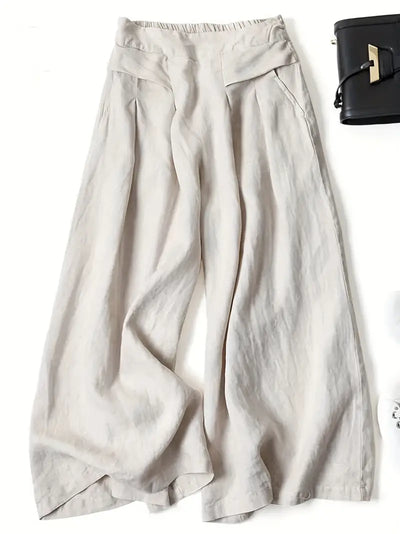 Anina | Linen Wide Leg Pant