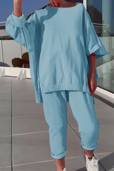 WHITE | Stylish Lounge Set – Comfort & Class for Every Day