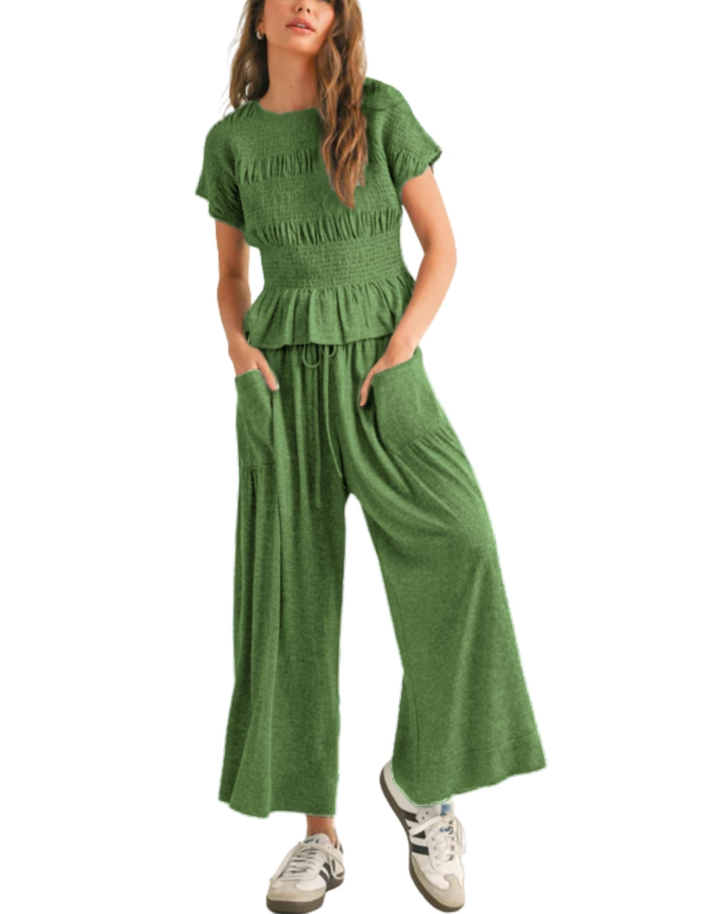 Susan – Stretchy Two Piece Summer Set