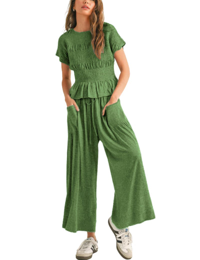 Susan – Stretchy Two Piece Summer Set