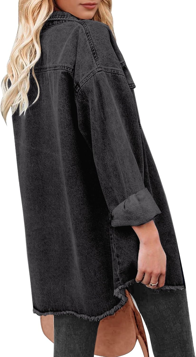 Marianne – Ripped Jean Jacket