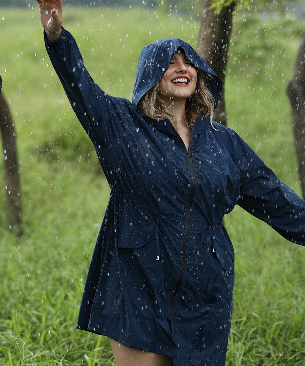 Haylee – Super Lightweight Plus Size Rain Coat