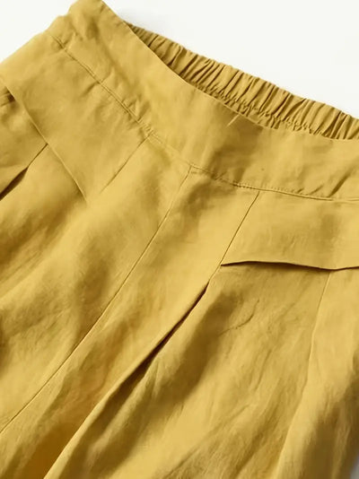 Anina | Linen Wide Leg Pant