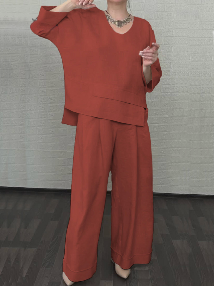 Renaya | Relaxed Cotton-Linen Set