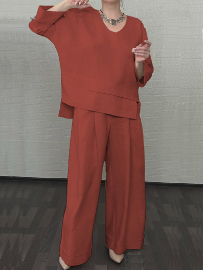 Renaya | Relaxed Cotton-Linen Set