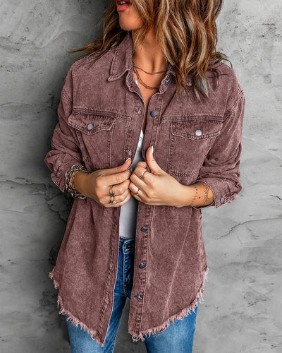 Marianne – Ripped Jean Jacket