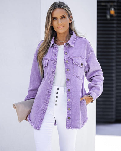 Marianne – Ripped Jean Jacket