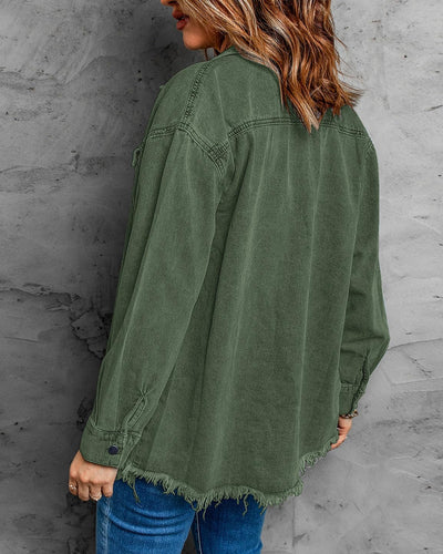 Marianne – Ripped Jean Jacket