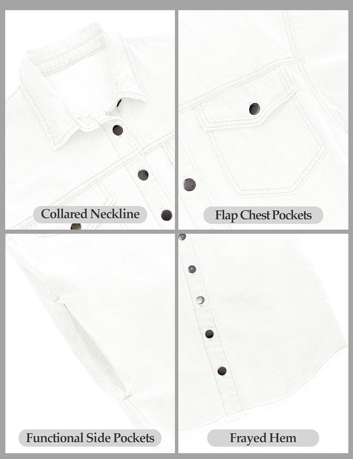 Marianne – Ripped Jean Jacket