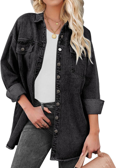 Marianne – Ripped Jean Jacket