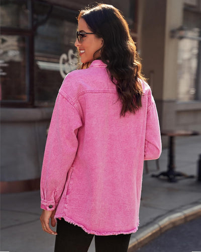 Marianne – Ripped Jean Jacket