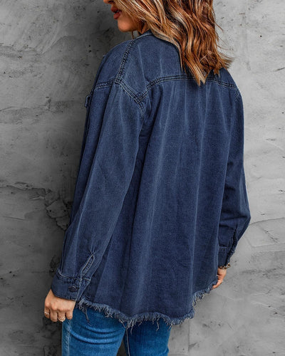 Marianne – Ripped Jean Jacket